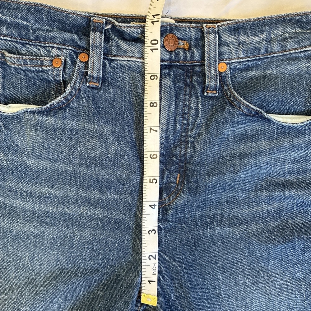Madewell Women's 26 Perfect Vintage Blue Denim Jeans Medium Wash 5-Pocket - Picture 5 of 13